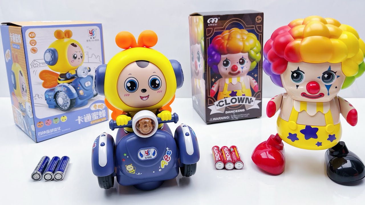 Unboxing Electric Toys | Face-Changing Bee | Dancing Clown | ASMR Toy Review