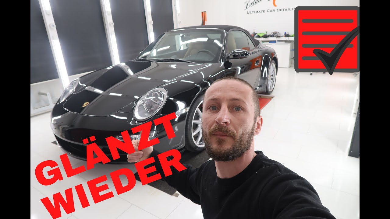 💥 Porsche Carrera 4S hat wieder neuen Glanz - Endergebnis der Aufbereitung