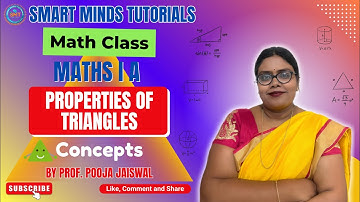 Maths I A | Properties of Triangle | Important Concepts & Formulas Explained | Inter 1st Year Maths