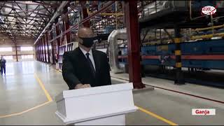 President Ilham Aliyev Inaugurated Construction Materials Manufacturing Plant In Ganja