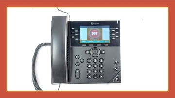 Polycom VVX450 Tutorial Video 2:  The Screen