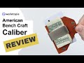 American bench craft caliber wallet  small sturdy awesome