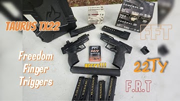 Taurus TX22 F.R.T by Freedom Fingers Triggers { 22TY} -Worlds First TX22 F.R.T ( 1900 rpm) Insane!!!