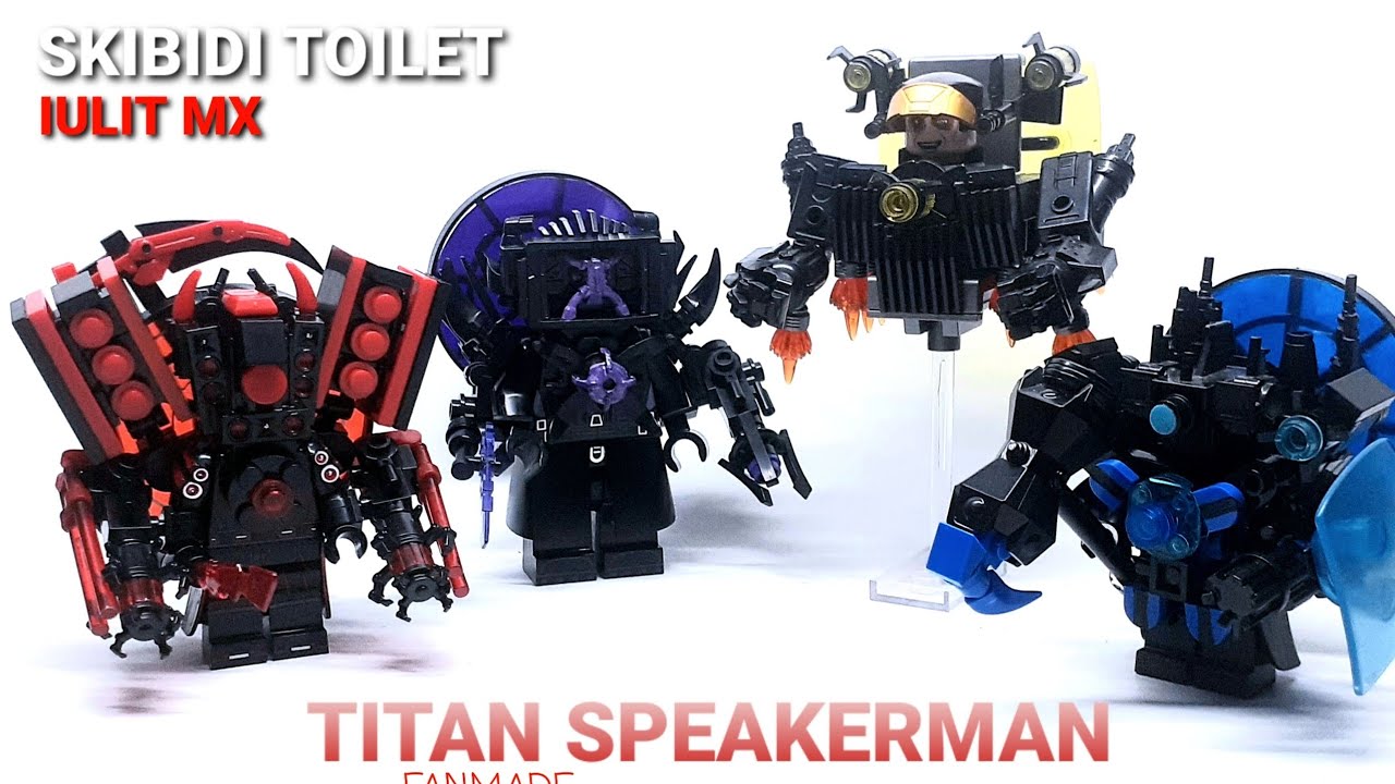 Lego skibidi toilet | assemble upgrade titan speakerman fanmade | uilit mx