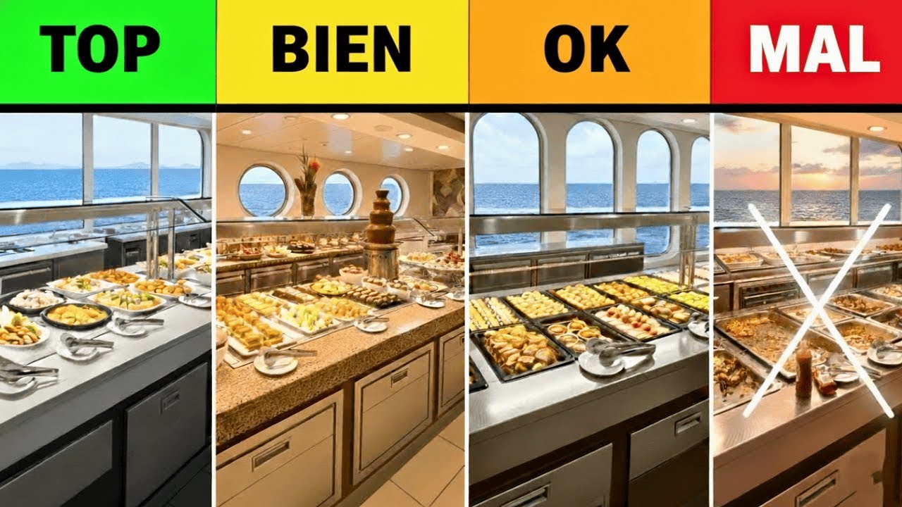 Buffets de Cruceros: del PEOR al MEJOR (Ranking real)
