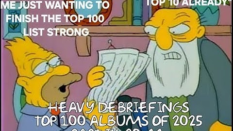 Albums 20-11 (Top 100 Albums of 2025)