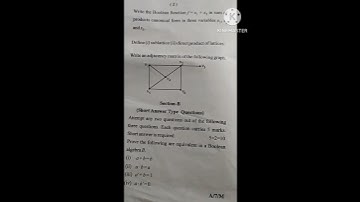 Advanced Discrete mathematics,ccsu,semester  2nd,M.A&M.sc.qus paper 2023