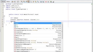 como hacer  tablas de multiplicar de un numero con java en netbeans