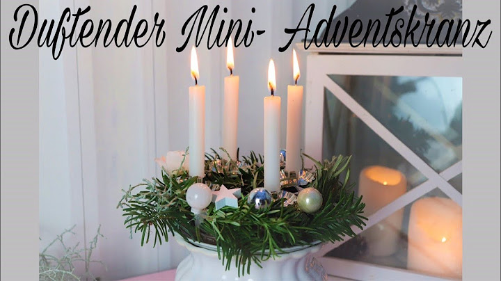 DIY: DUFTENDER MINI-ADVENTSKRANZ - schnell & einfach selber machen