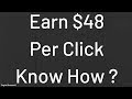 Earn 48 Dollar Per Click By Domain Parking Know How ? Make Money Fast – IN HINDI