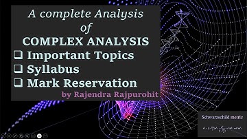 Important Topics Complex Analysis | CSIR NET 2023 | Complete Syllabus Discussion | Week - 3