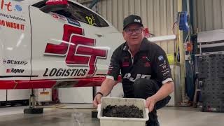 The difference in rubber pickup between Soft and Hard Supercars tyres screenshot 4