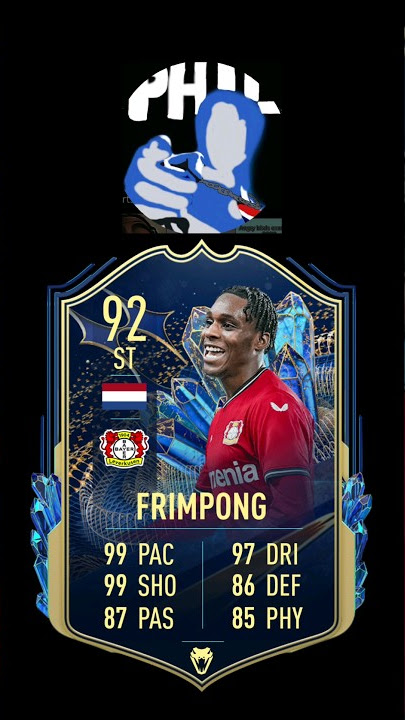 Use TOTS Frimpong at ST!! 🐐 #fifa #frimpong #shorts