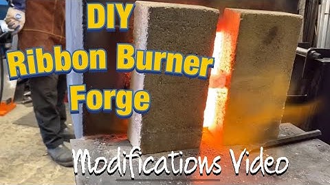 How to Make The Best Ribbon Burner Forge !! Modification Video