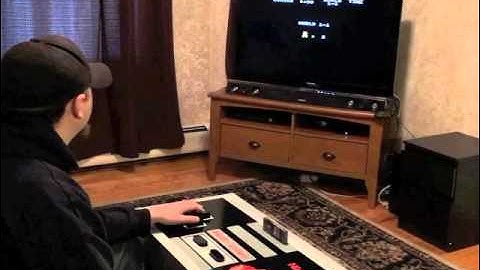 Giant NES controller w/ Wireless TV broadcast.