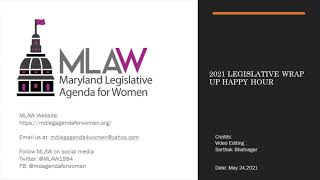 MLAW 2021 Legislative Wrap Up Happy Hour