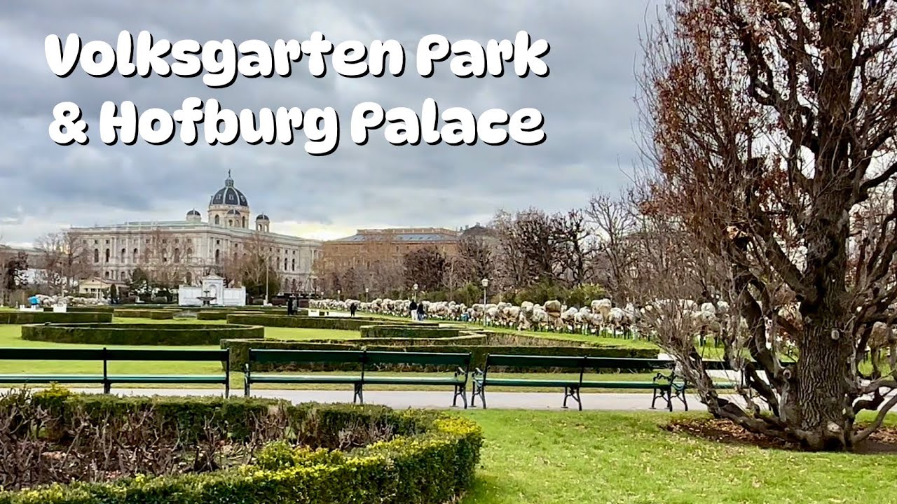 Volksgarten Park & Hofburg Palace: Must See Attractions in Vienna, Austria!