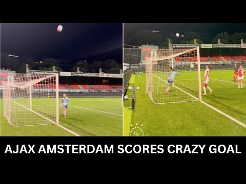 Absurd Goal In Eredivisie | Excelsior Goalie Iva Pothof Concedes Bizarrely To Ajax' Romee Leuchter