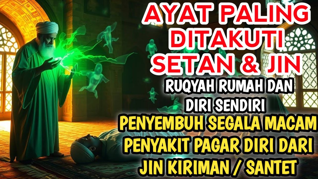 RUQYAH RUMAH PENGUSIR JIN, SETAN & SIHIR DI RUMAH & TUBUH, PENENANG HATI & PIKIRAN | ALAA AQEL