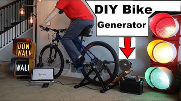 Free Electricity!!!🚴DIY BICYCLE POWERED🚴 GENERATOR #bikegenerator