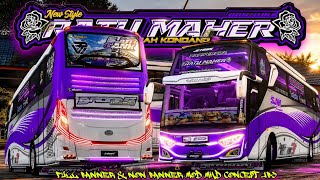 RATU MAHER IS BACK🥳 SHARE SJM TRANS BUS LIVERY! BUSSID MOD JB3+ SHD BY MHD CONCEPT screenshot 1