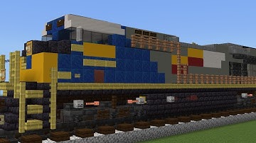 Minecraft CSX 1982 Seaboard System Heritage Unit Time Lapse