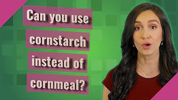 What can I use in place of cornmeal?