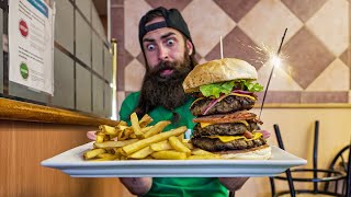 Hungry Man Burger Challenge