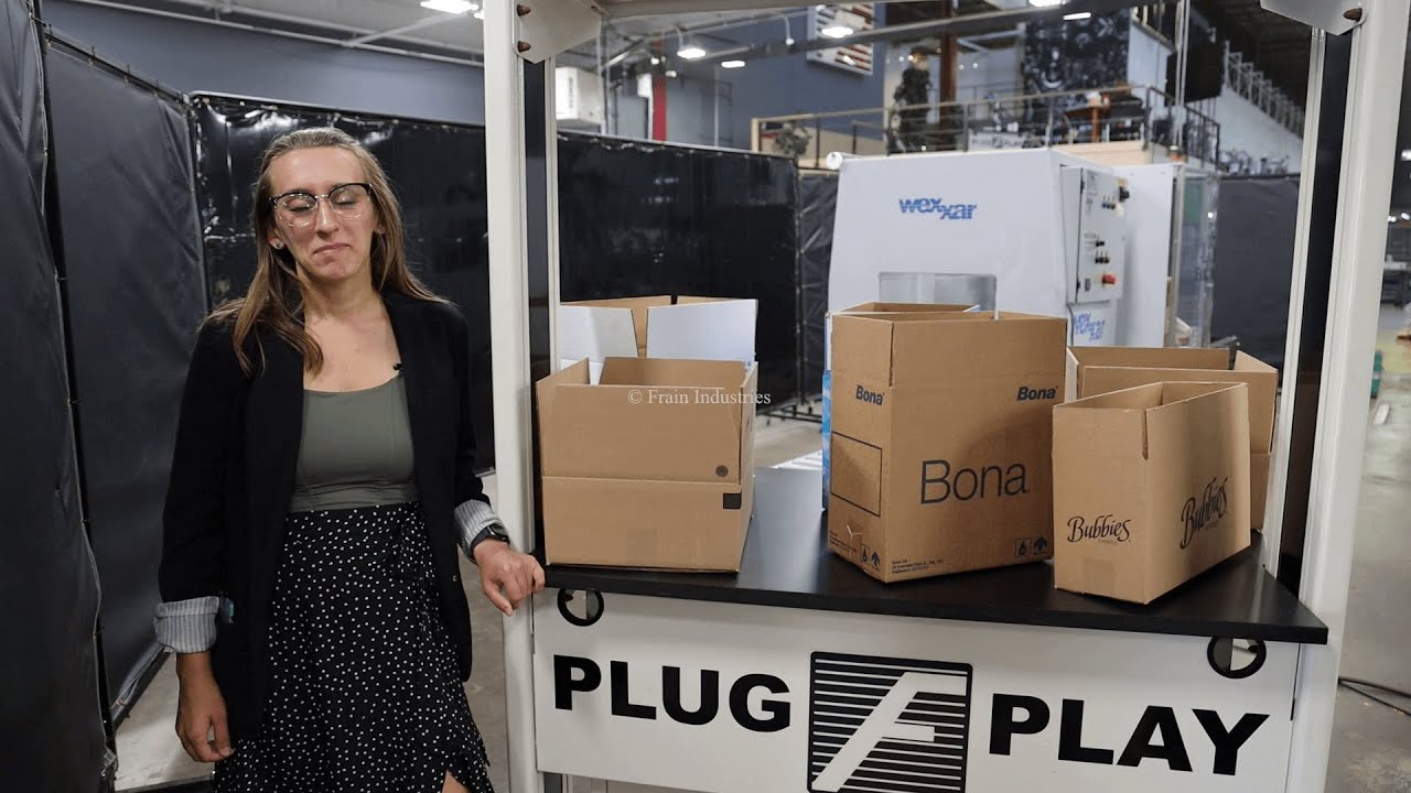 Wexxar Tape Case Erector Demonstration