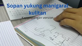 Sopan Yukung Manigaral Súlat Kapampángan 1| Kapampángan Vlog by #MiggyLanguagesVlogs screenshot 1