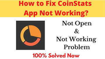 How to Fix Coin Stats App Not Working Problem Android & Ios - Not Open Problem Solved | AllTechapple