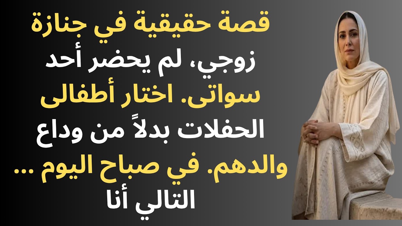 في جنازة زوجي، لم يحضر أحد سواي  اختار أطفالي الحفلات بدلاً من وداع والدهم