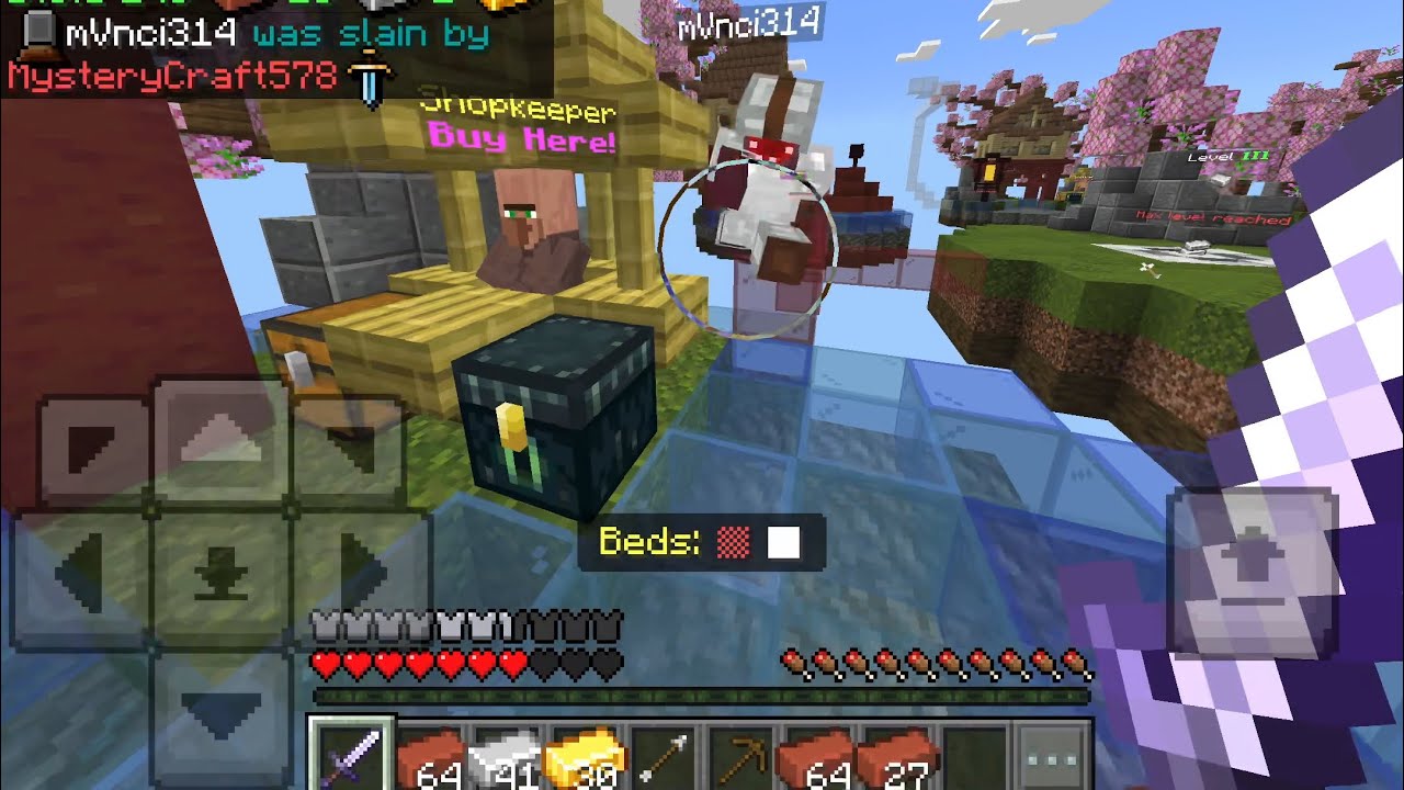 My Second Win in Lifeboat Bedwars Gameplay