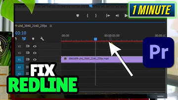 How To Fix Red Line on Timeline In Premiere Pro 2025