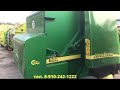 Обзор пресс подборщик John Deere 582