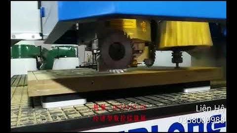 Máy CNC 1 Đầu thay dao + 1 Cụm khoan phay và lưỡi cưa