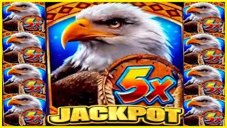 ★★HUGE JACKPOTS★★HIGH LIMIT★★GREAT EAGLE RETURNS SLOT MACHINE (WMS)