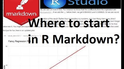 Intro to R-Markdown
