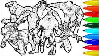 Marvel debacle Coloring Pages