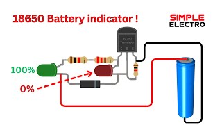 How To Make 18650 Battery Level Indicator Circuit