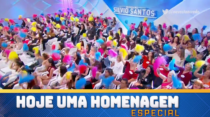 Homenagem Silvio Santos para lá de especial