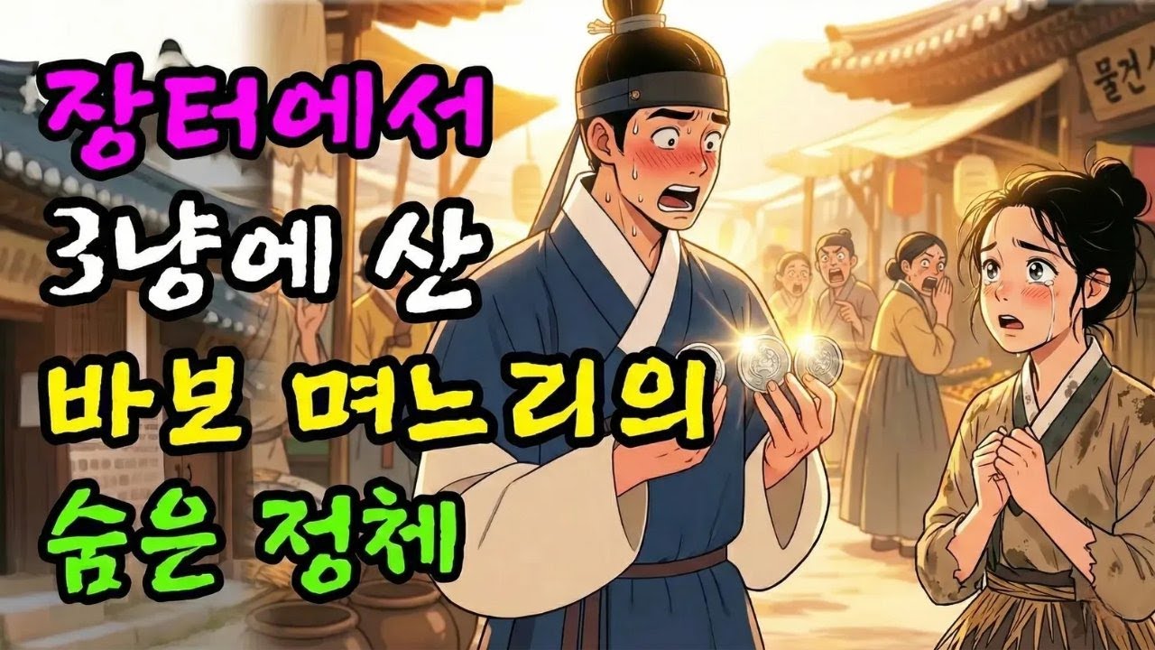 3냥에 사온 바보 며느리의 숨겨진 정체 | 민담 | 전설 | 설화 | 옛날이야기
