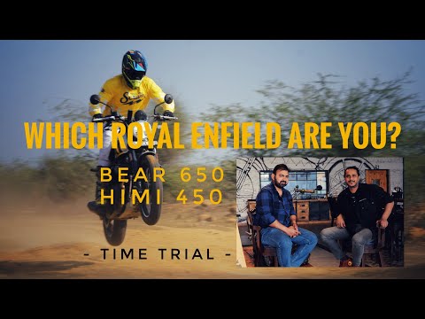 Which Royal Enfield are you? BEAR 650 or HIMALAYAN 450 | with TIME-TRAIL fun - video from Pathpavers