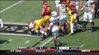 USC vs Utah St. 9-21-13 Highlights