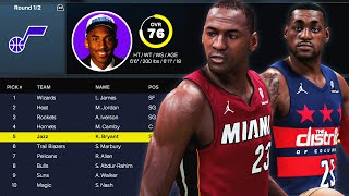 I Put MJ & LeBron in Kobe's 1996 Draft