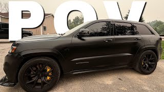 trackhawk bullying small town...(pov drive)
