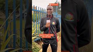 Quickfire Questions With Harambee Stars Midfielder Marvin Nabwire With Kalondumusyimi Red Card