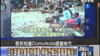 【關鍵時刻2200】印火車撞大象意外頻傳 神祕恐部印度戰象祕辛20130102