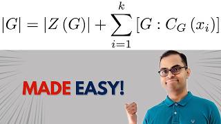 The Class Equation for Finite Groups | Group Theory Tutorial!