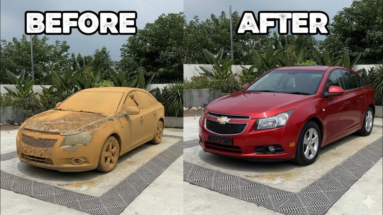 Man Buys 4 Flooded Cars for $2,150 and Restores Them Back to New | 